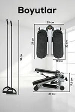 Fitness Stepper Exerciser with Rope