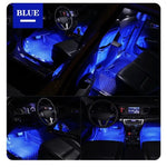 Car Interior LED Strip Lights with Remote Control