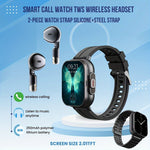 Smartwatch with Wireless Earbuds