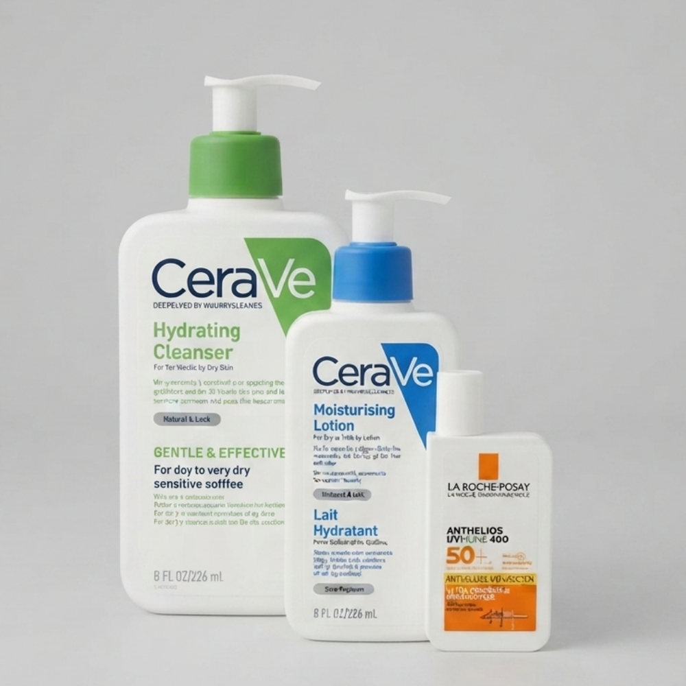 CeraVe Hydration Essentials & La Roche-Posay Sunscreen Bundle