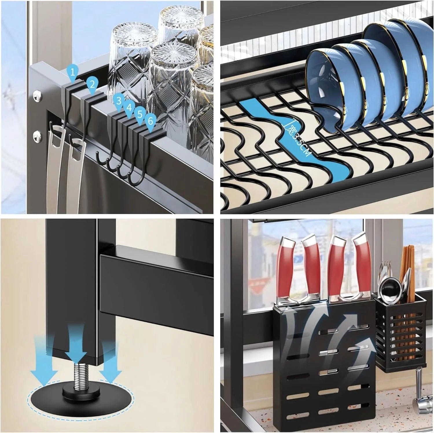 Kitchen Sink Shelf With Cabinet Door